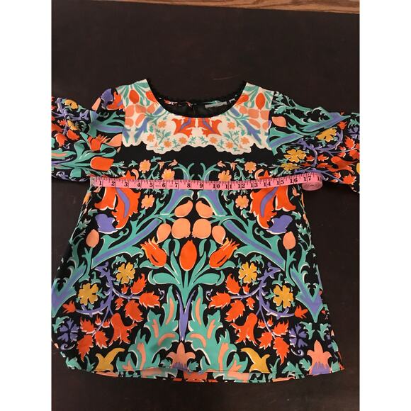 Anthropologie Maeve Folkart Kimono Top - Size 0 - Picture 6 of 10